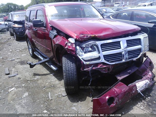 1D8GT58K68W122624 - 2008 DODGE NITRO SLT RED photo 6