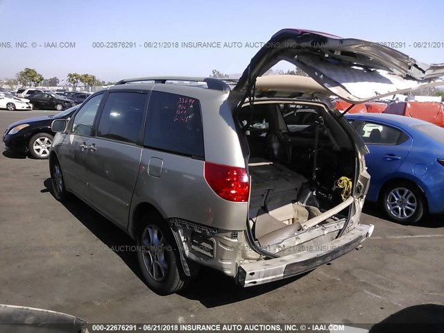 5TDZA22C66S538098 - 2006 TOYOTA SIENNA XLE/XLE LIMITED GOLD photo 3