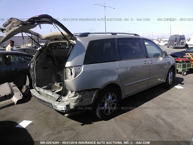 5TDZA22C66S538098 - 2006 TOYOTA SIENNA XLE/XLE LIMITED GOLD photo 4