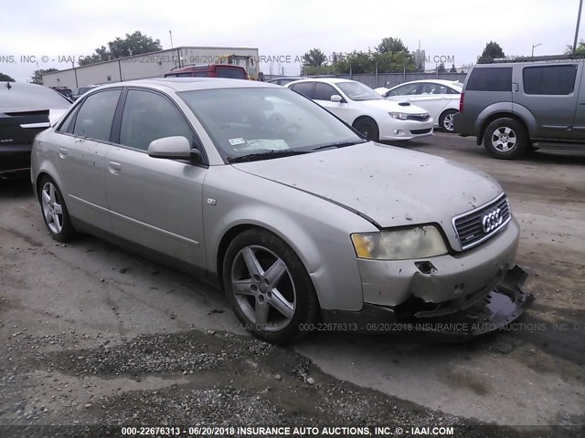 WAULC68E12A141578 - 2002 AUDI A4 1.8T QUATTRO TAN photo 1