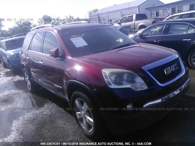 1GKER23728J268073 - 2008 GMC ACADIA SLT-1 RED photo 1