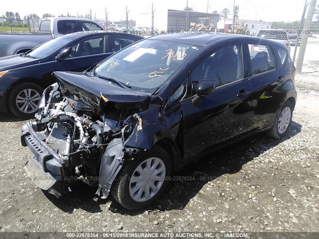 3N1CE2CP6FL381130 - 2015 NISSAN VERSA NOTE S/S PLUS/SV/SL/SR BLACK photo 2