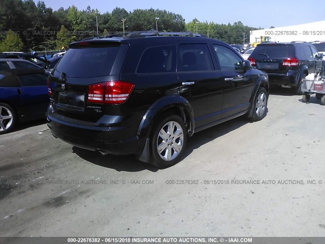 3D4PH6FV0AT283651 - 2010 DODGE JOURNEY R/T BLACK photo 4