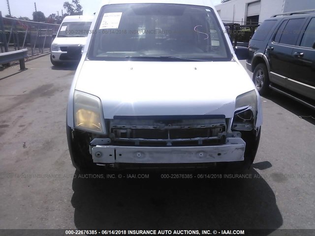 NM0LS6AN7AT034017 - 2010 FORD TRANSIT CONNECT XL WHITE photo 6
