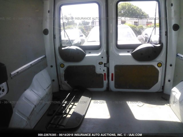 NM0LS6AN7AT034017 - 2010 FORD TRANSIT CONNECT XL WHITE photo 8
