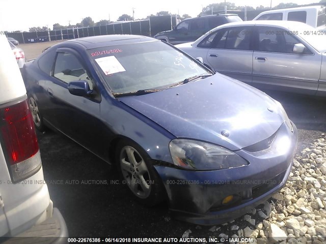 JH4DC53005S009213 - 2005 ACURA RSX TYPE-S BLUE photo 1