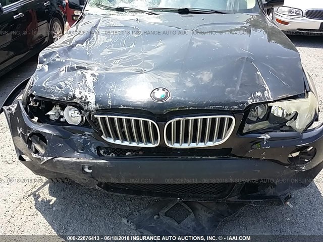 WBXPC93488WJ11609 - 2008 BMW X3 3.0SI BLACK photo 10