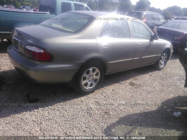 1YVGF22C625304241 - 2002 MAZDA 626 LX Pewter photo 4