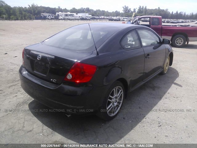 JTKDE167050061913 - 2005 TOYOTA SCION TC 黑色 照片 4