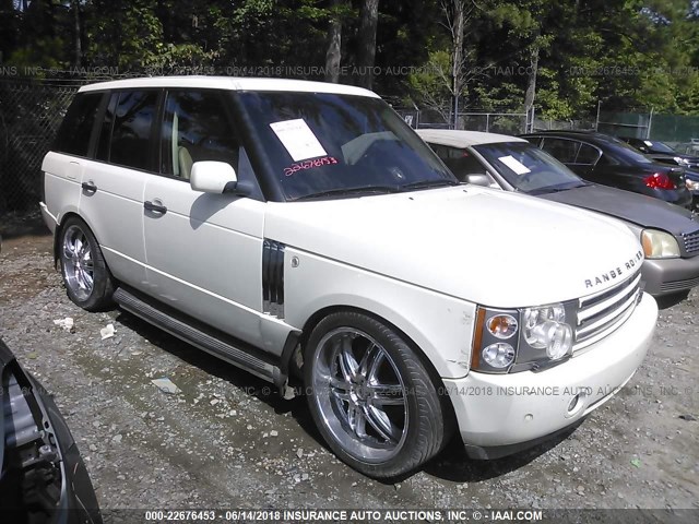 SALME11433A121445 - 2003 LAND ROVER RANGE ROVER HSE WHITE photo 1