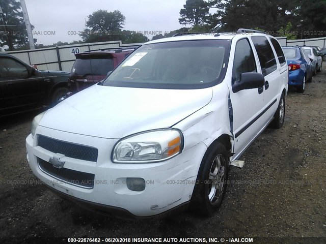 1GNDV23W18D159491 - 2008 CHEVROLET UPLANDER LS WHITE photo 2