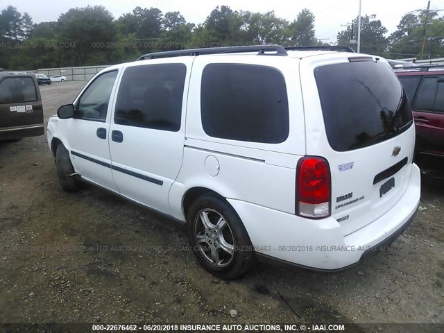 1GNDV23W18D159491 - 2008 CHEVROLET UPLANDER LS WHITE photo 3
