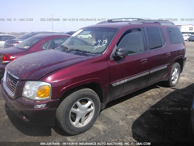 1GKET16S836199624 - 2003 GMC ENVOY XL მუქწითელი ფოტო 2