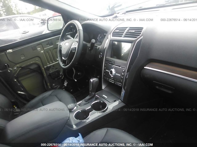 1FM5K8F87JGB10852 - 2018 FORD EXPLORER LIMITED 灰色 照片 5