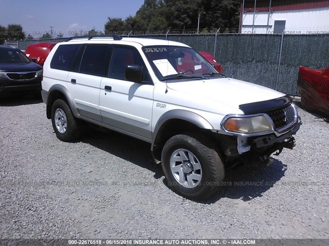 JA4MT31R63J022956 - 2003 MITSUBISHI MONTERO WHITE photo 1