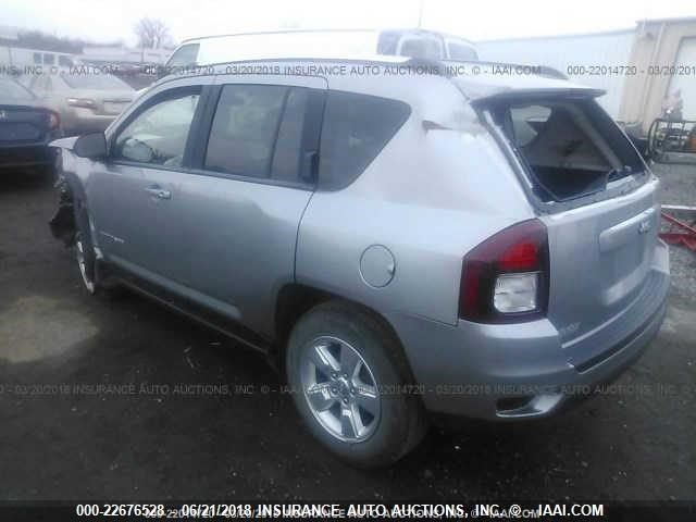 1C4NJCBA7FD185322 - 2015 JEEP COMPASS SPORT GRAY photo 3