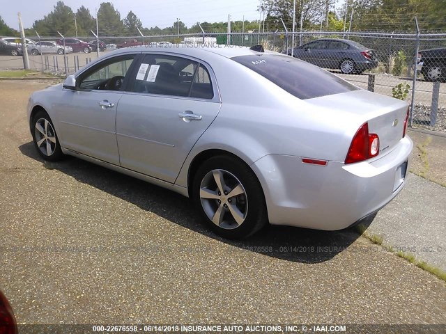 1G1ZC5EU3CF127276 - 2012 CHEVROLET MALIBU 1LT 银色 照片 3