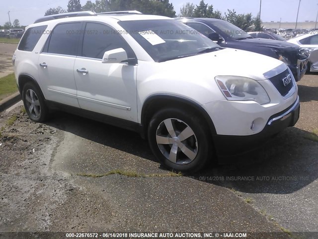 1GKER23D79J146400 - 2009 GMC ACADIA SLT-1 WHITE photo 1