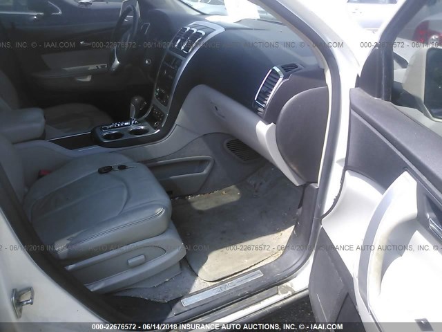 1GKER23D79J146400 - 2009 GMC ACADIA SLT-1 Weiß Foto 5