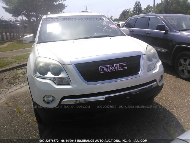 1GKER23D79J146400 - 2009 GMC ACADIA SLT-1 Weiß Foto 6