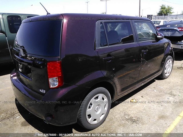 JTLZE4FE9CJ021161 - 2012 TOYOTA SCION XB მუქწითელი ფოტო 4