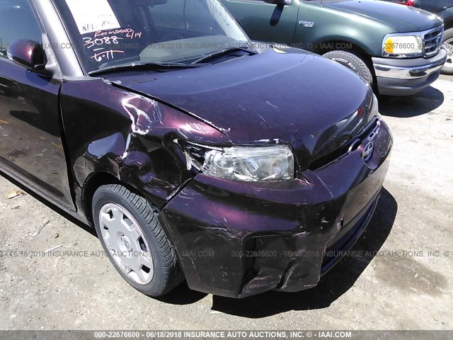 JTLZE4FE9CJ021161 - 2012 TOYOTA SCION XB მუქწითელი ფოტო 6