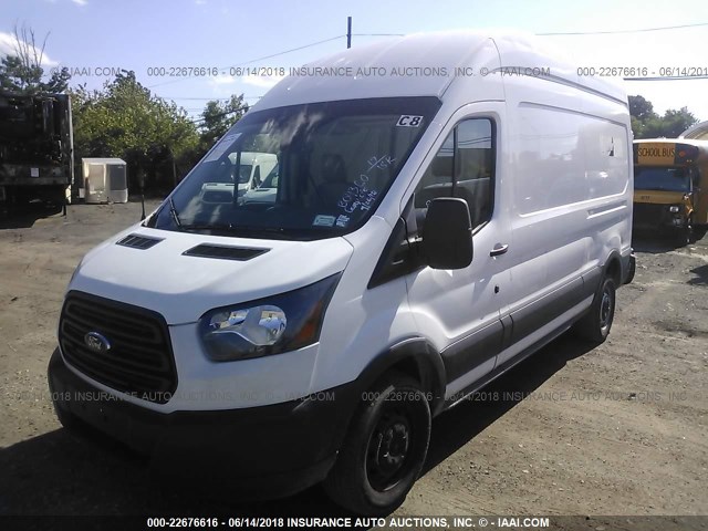 1FTYR2XM4HKB04360 - 2017 FORD TRANSIT T-250 WHITE photo 2