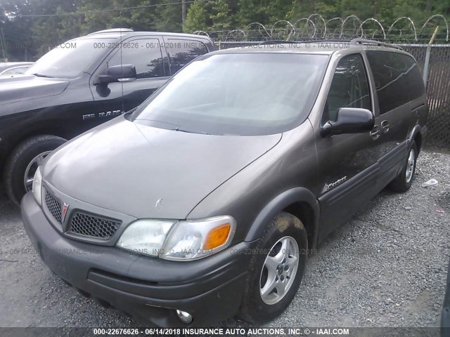 1GMDX03EX3D119378 - 2003 PONTIAC MONTANA GRAY photo 2