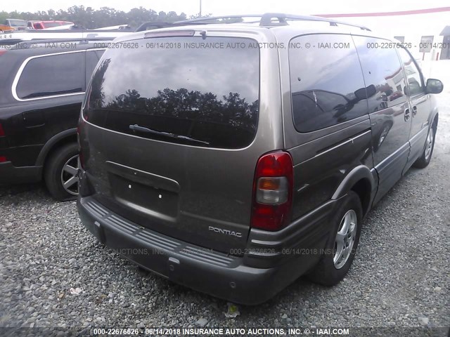 1GMDX03EX3D119378 - 2003 PONTIAC MONTANA GRAY photo 4