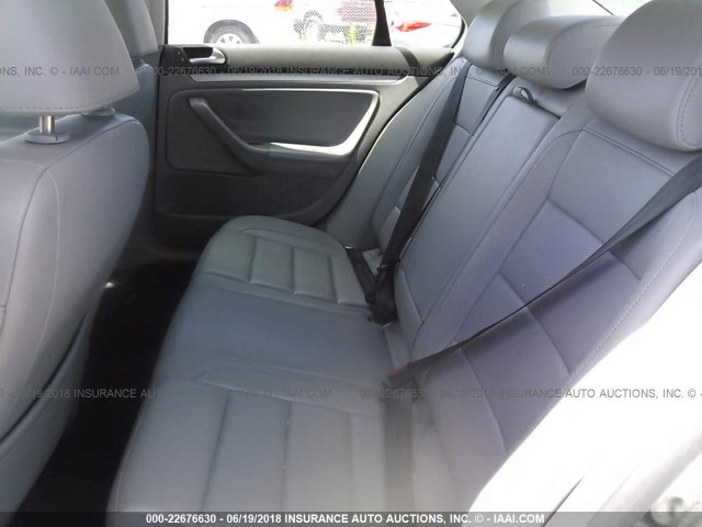 3VWRZ71K49M167703 - 2009 VOLKSWAGEN JETTA SE/SEL SILVER photo 8