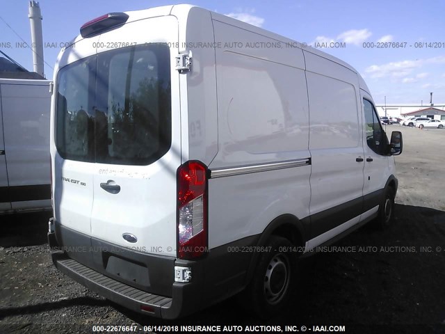 1FTYE1CM5JKA42761 - 2018 FORD TRANSIT T-150 WHITE photo 4