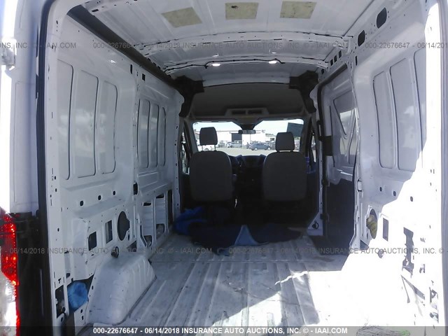 1FTYE1CM5JKA42761 - 2018 FORD TRANSIT T-150 WHITE photo 8