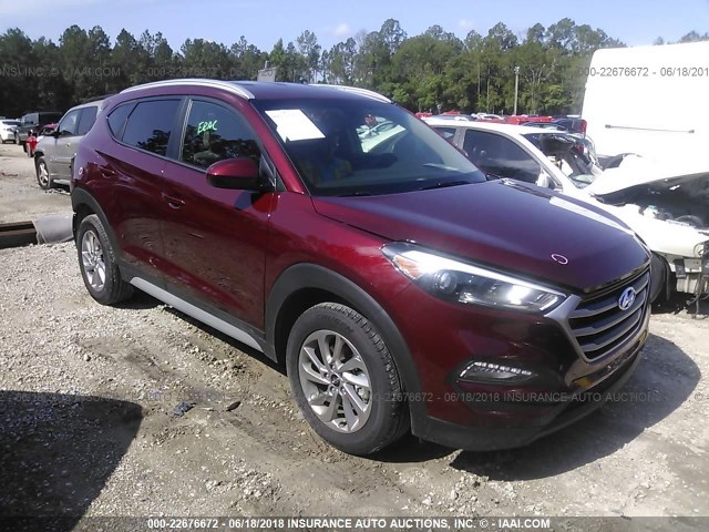 KM8J33A43JU618692 - 2018 HYUNDAI TUCSON LIMITED/SPORT AND ECO/SE RED photo 1