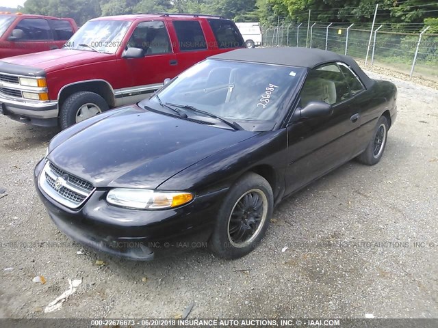 3C3EL45H3TT286084 - 1996 CHRYSLER SEBRING JX BLACK photo 2