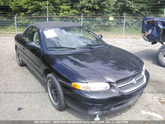 3C3EL45H3TT286084 - 1996 CHRYSLER SEBRING JX BLACK photo 6