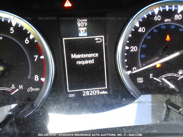 5TDJKRFH6FS198508 - 2015 TOYOTA HIGHLANDER XLE შავი ფოტო 7