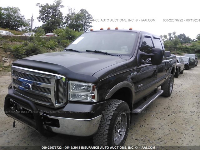 1FTWW31P05ED26042 - 2005 FORD F350 SRW SUPER DUTY BROWN photo 2