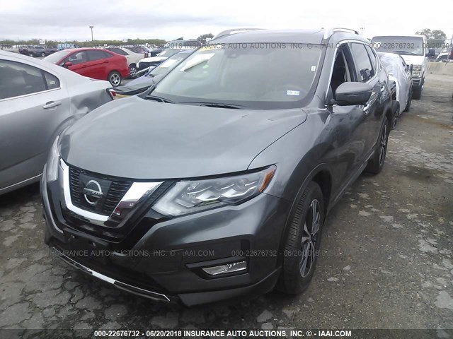 5N1AT2MT6HC880381 - 2017 NISSAN ROGUE S/SL GRAY photo 2