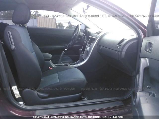 JTKDE177360129007 - 2006 TOYOTA SCION TC 栗色 照片 5
