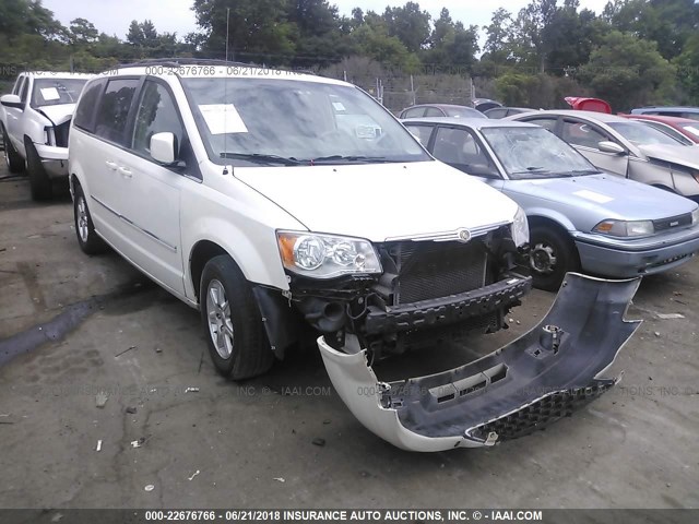 2A4RR5D19AR170582 - 2010 CHRYSLER TOWN & COUNTRY TOURING WHITE photo 1