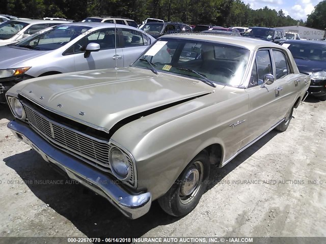 6F12T280807 - 1966 FORD FALCON GOLD photo 2