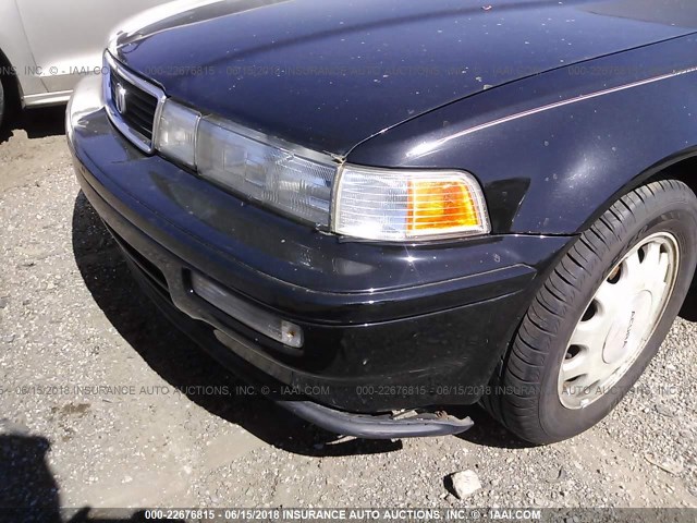 JH4CC2664PC004006 - 1993 ACURA VIGOR GS BLACK photo 6
