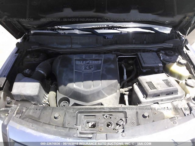 2S3DB217476126240 - 2007 SUZUKI XL7 GRAY photo 10