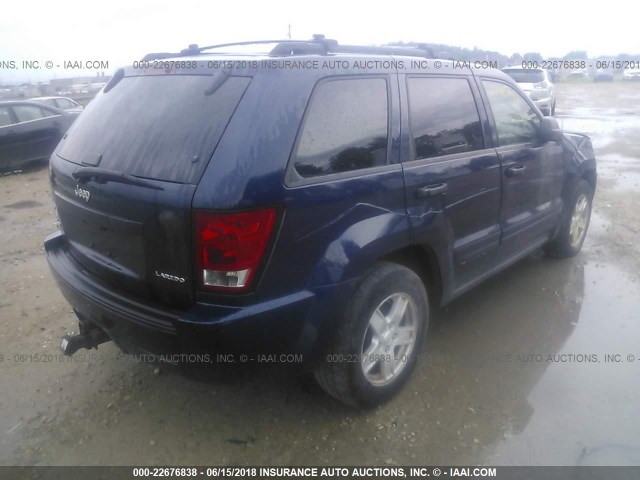 1J4GR48K15C686955 - 2005 JEEP GRAND CHEROKEE LAREDO/COLUMBIA/FREEDOM BLUE photo 4