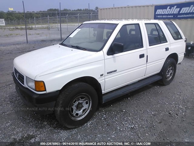 4S6CK58V5V4403348 - 1997 HONDA PASSPORT EX/LX თეთრი ფოტო 2