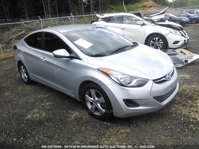 5NPDH4AE2DH350489 - 2013 HYUNDAI ELANTRA GLS/LIMITED SILVER photo 1