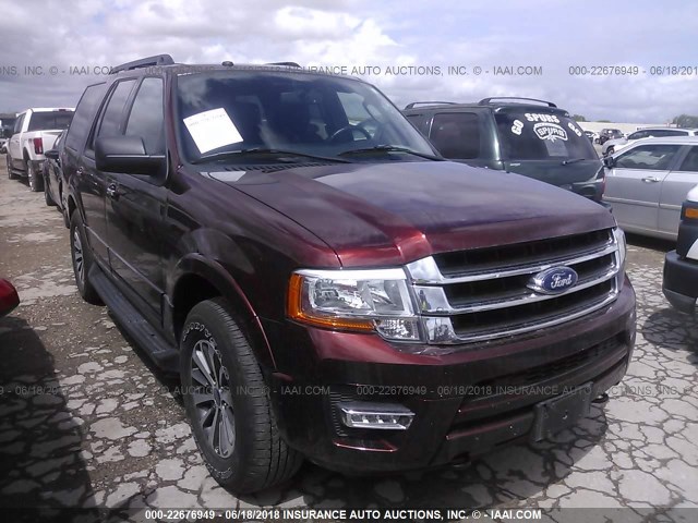 1FMJU1JT2HEA62310 - 2017 FORD EXPEDITION XLT/KING RANCH MAROON photo 1