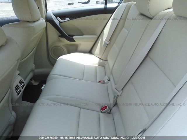 JH4CU2F61DC014548 - 2013 ACURA TSX TECH WHITE photo 8