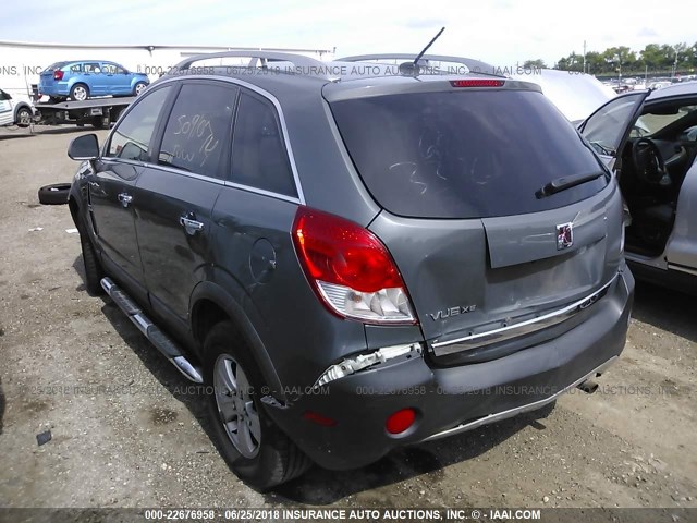 3GSCL33PX8S586553 - 2008 SATURN VUE XE GRAY photo 3