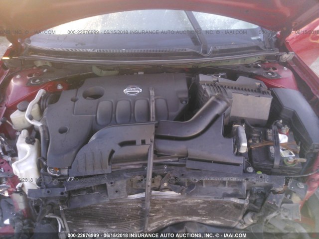 1N4AL24E68C208302 - 2008 NISSAN ALTIMA 2.5S RED photo 10